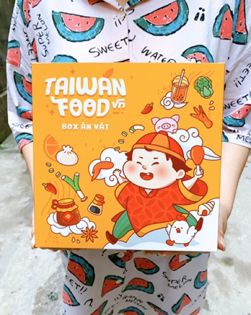 HỘP ĂN VẶT 20 MÓN TAIWAN FOOD VN