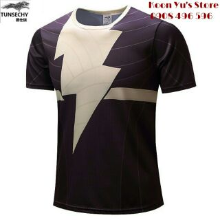 ĐỘC ĐÁO Áo tập Gym ngắn tay DC Comic
