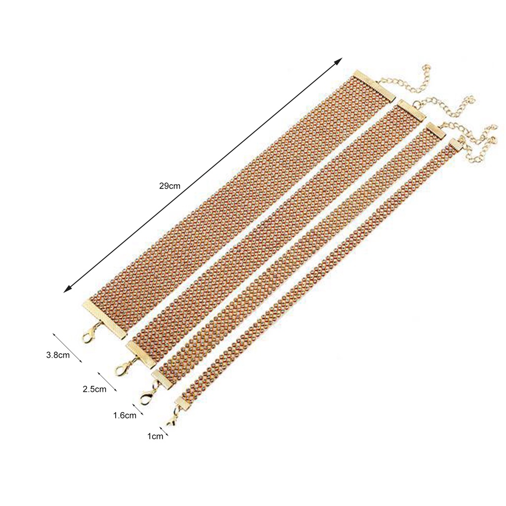 Vòng Cổ Choker Đính Đá Thời Trang Cho Nữ