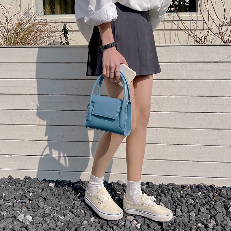 Túi đeo vai IELGY cỡ vuông nhỏ thiết kế đơn giản thời trang cho nữ