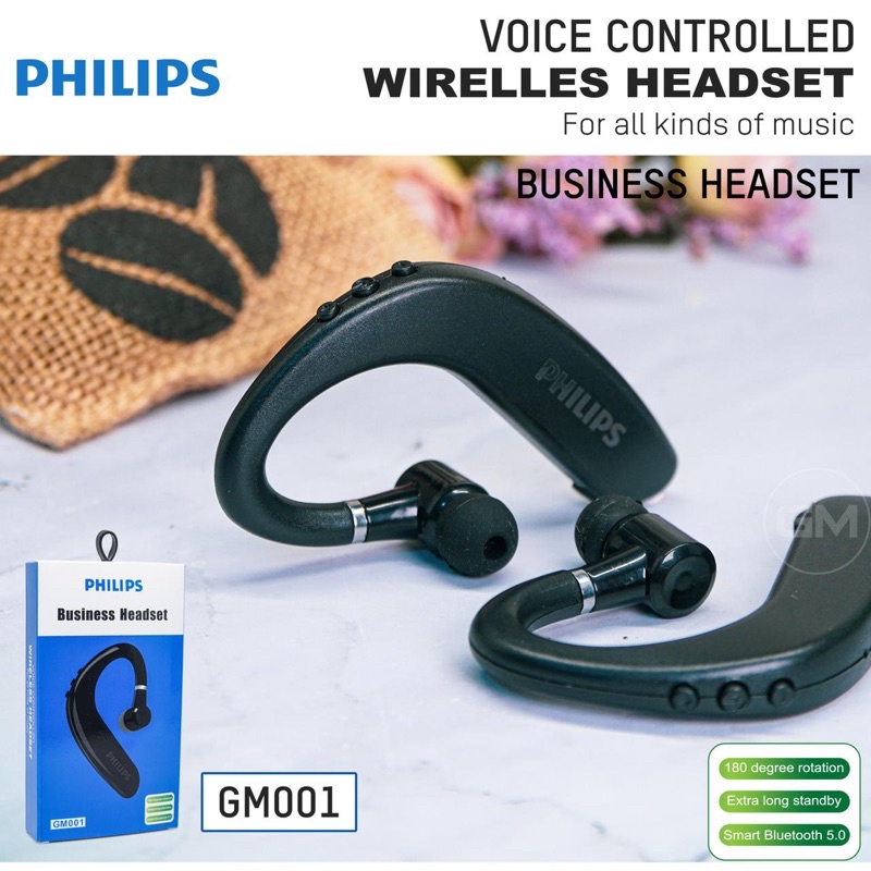 Tai Nghe Không Dây Điều Khiển Bằng Giọng Nói Hf Philips Gm001