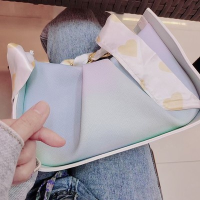 🌸Hàng Order🌸 Túi Xách Nữ CEEKAY Màu Phối Kèm Nơ Quai Đeo Ngắn Quai Da Phối Xích Sang Chảnh Nữ Tính 🌸 Hàng Quảng Châu