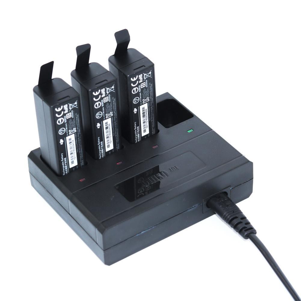 4-Port Quad Charging Parallel Battery Charger with Cord for DJI OSMO / OSMO Mobile