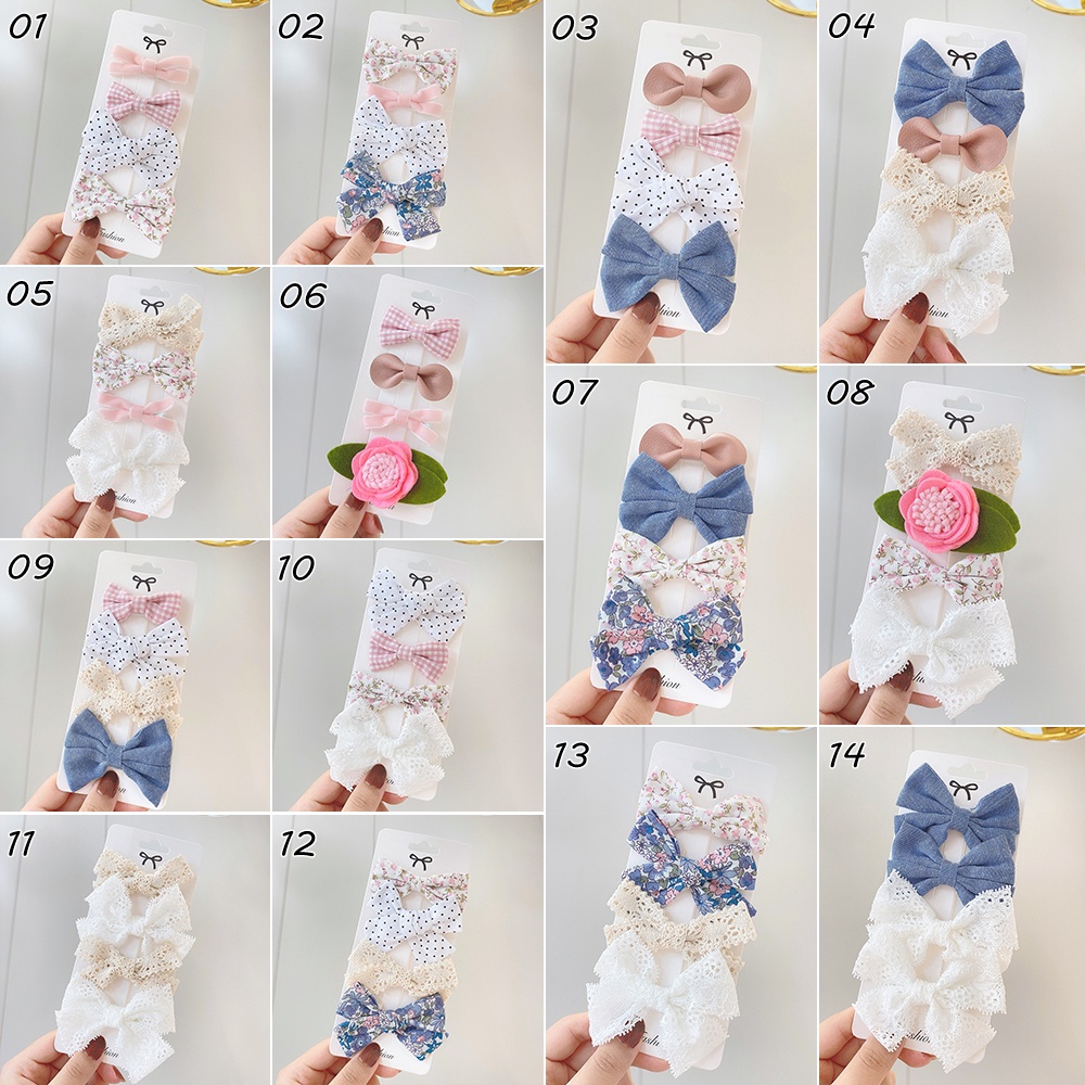 Kẹp tóc nơ KIDSBOWS thiết kế xinh xắn dễ thương cho nữ