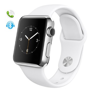 Đồng hồ thông minh Smart Watch W8 kiểu dáng Apple Watch màu trắng Gắn SIM, thẻ nhớ