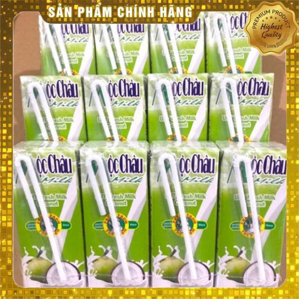 Lốc 4 Hộp Sữa tươi Mộc Châu Có Đường 180ml