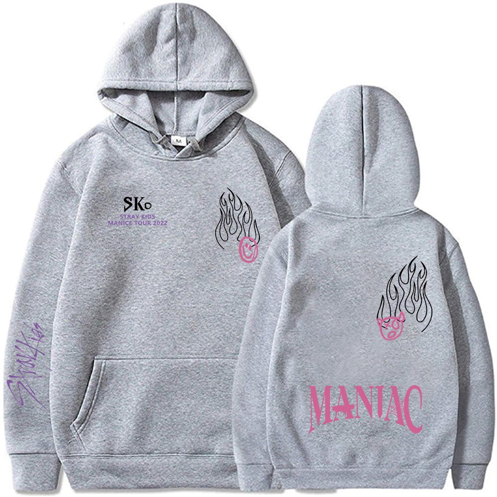 Maniac Khoác Hoodie Skz Chuyến Lưu Diễn Thế Giới 2022 Áo Khoác Hoodie Nỉ Kpop Khoác Hoodie Nam Nữ