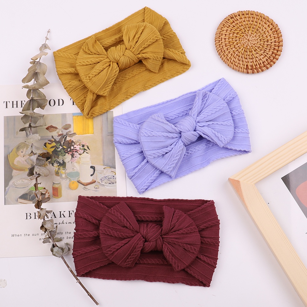 Băng đô KIDSBOWS thiết kế nơ xinh xắn tùy chọn màu sắc dành cho bé gái