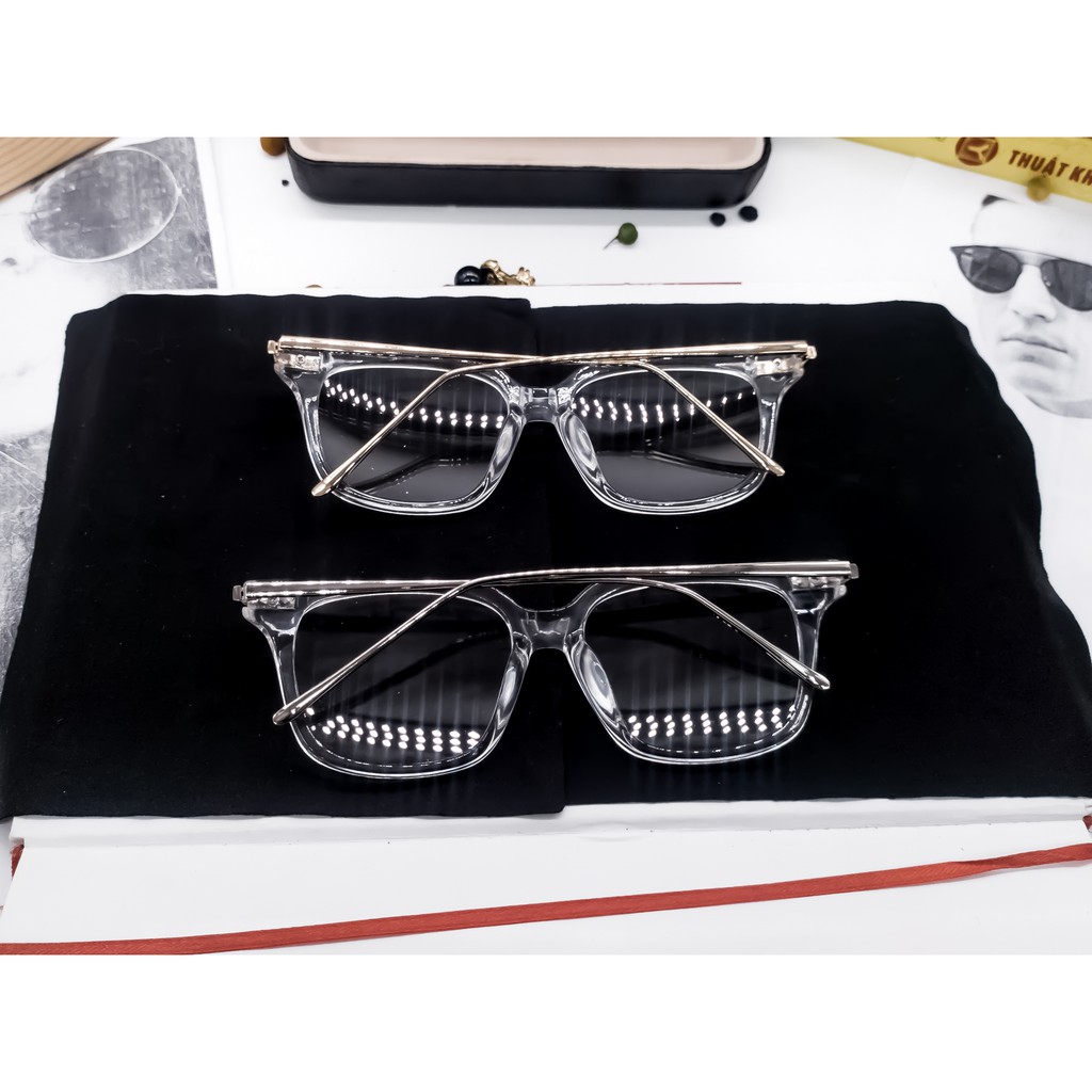 MẮT KÍNH GIẢ CẬN GỌNG BẠC TRONG SUỐT THỜI TRANG CỰC ĐẸP | BigBuy360 - bigbuy360.vn