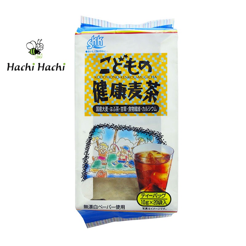 Trà lúa mạch túi lọc SKK cho trẻ em 200g (10g x 20 gói)  - Hachi Hachi Japan Shop