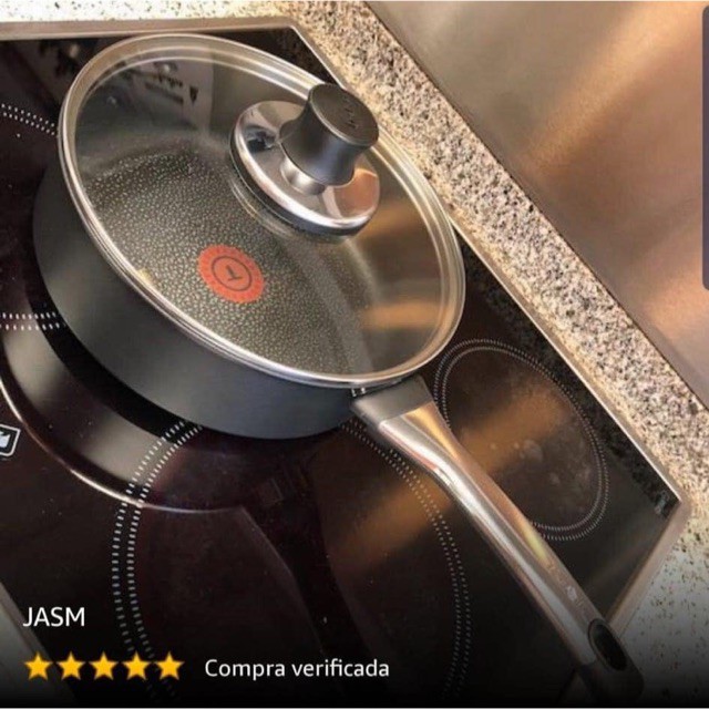 Chảo tefal talent pro 24cm lòng sâu có nắp