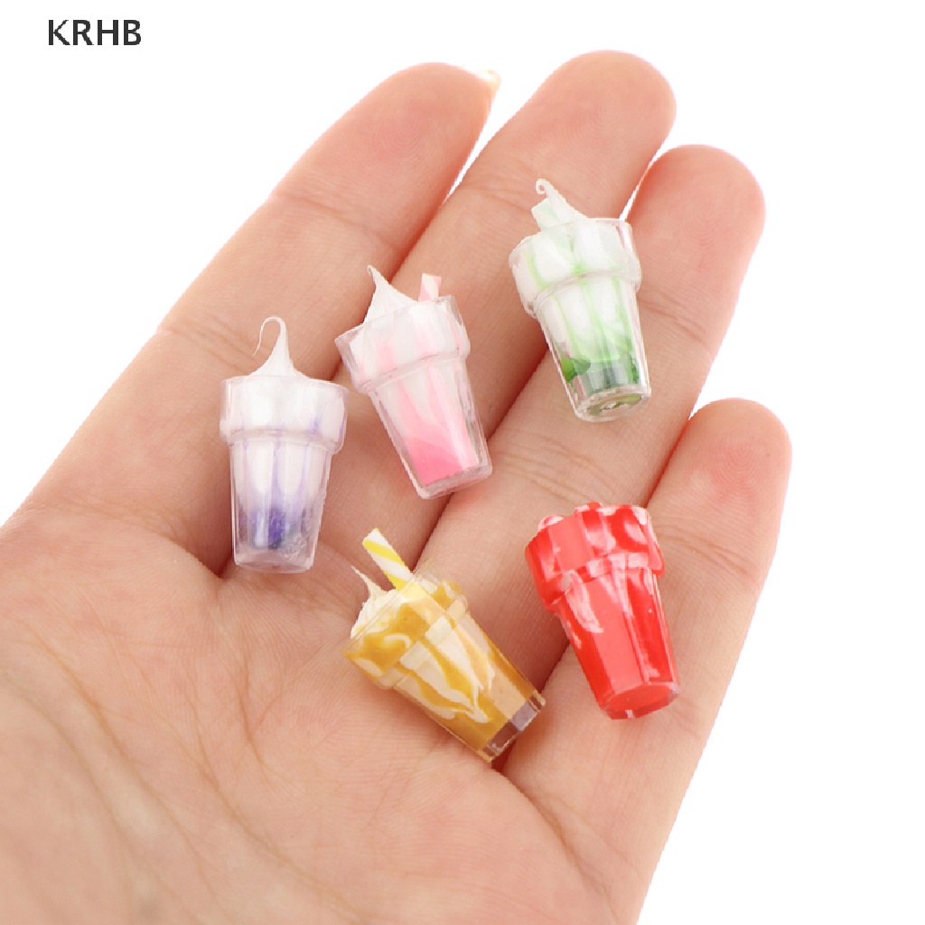 Set 5 Ly Kem Trang Trí Nhà Búp Bê 1: 12 Mới