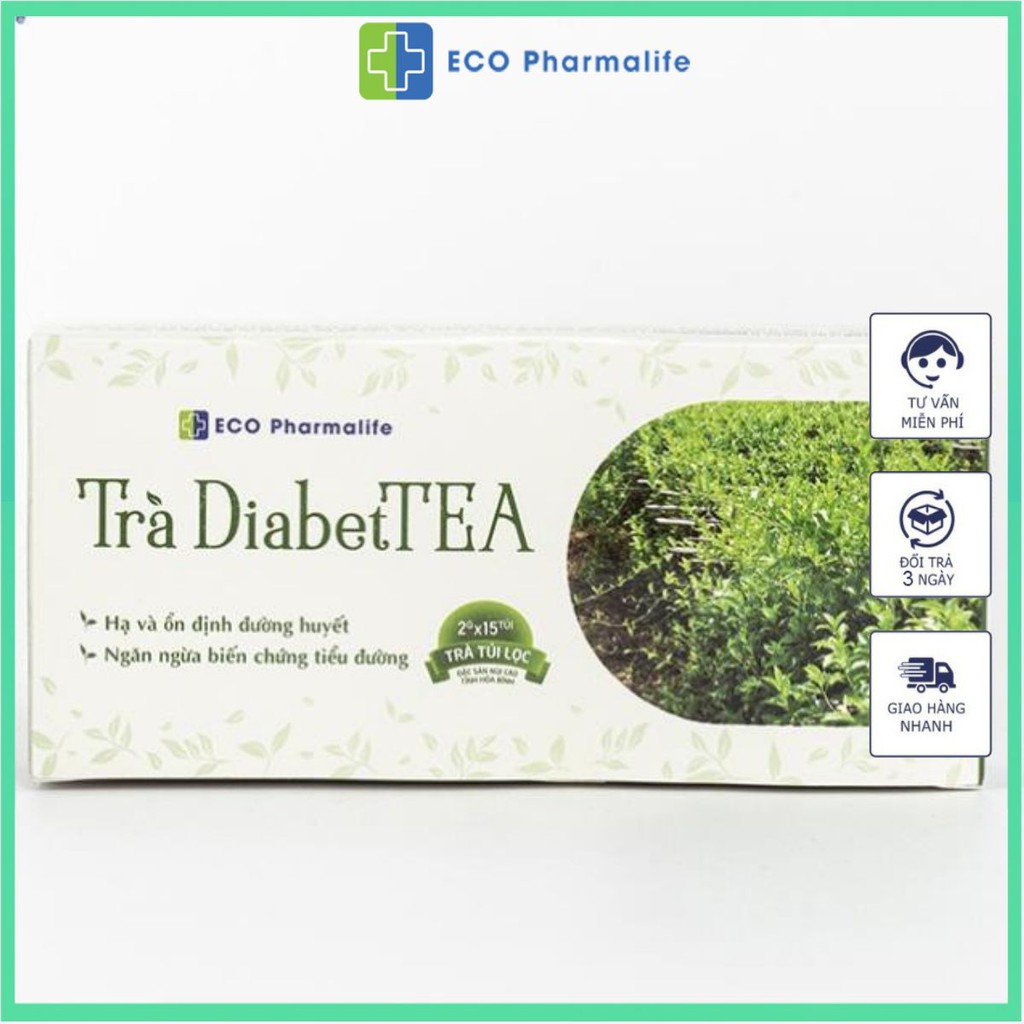 Trà DiabetTEA giúp hạ và ổn định đường huyết, ngăn ngừa biến chứng tiểu đường