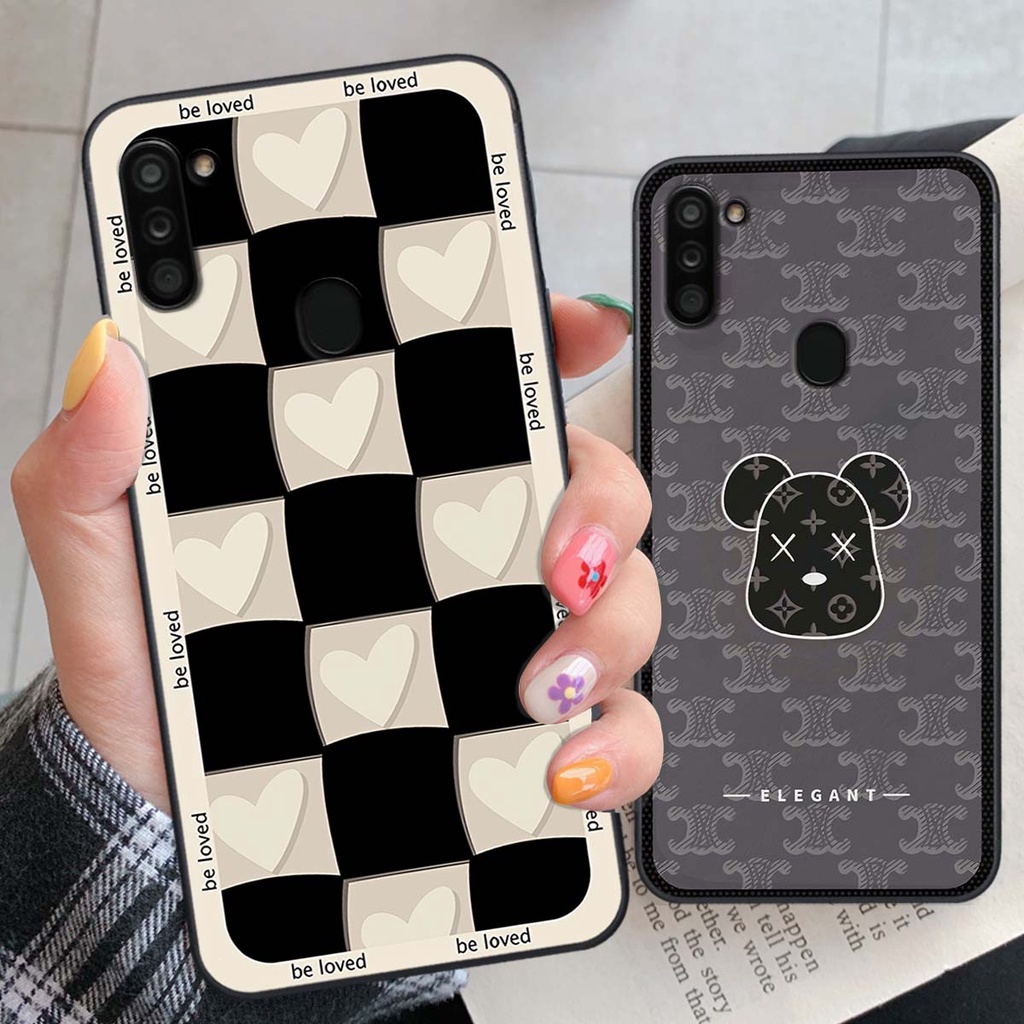 Ốp Samsung A11 / M11 trái tim, thời trang, thể thao, ốp viền dẻo đẹp