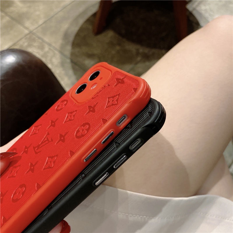 Ốp điện thoại TPU phối da kiểu cổ điển thời trang sang trọng thích hợp cho IPHONE 12 11 PRO MAX XS MAX XR X 8 7 PLUS