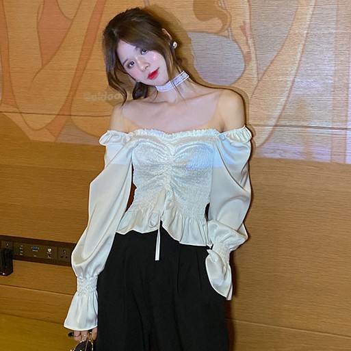 Áo sơ mi nữ tay dài Emilyshop ulzzang