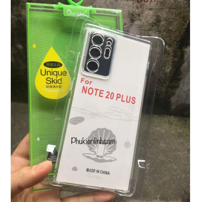 Ốp lưng Samsung Note 20, Note 20 Ultra hiệu OU Case trong suốt bảo vệ camera