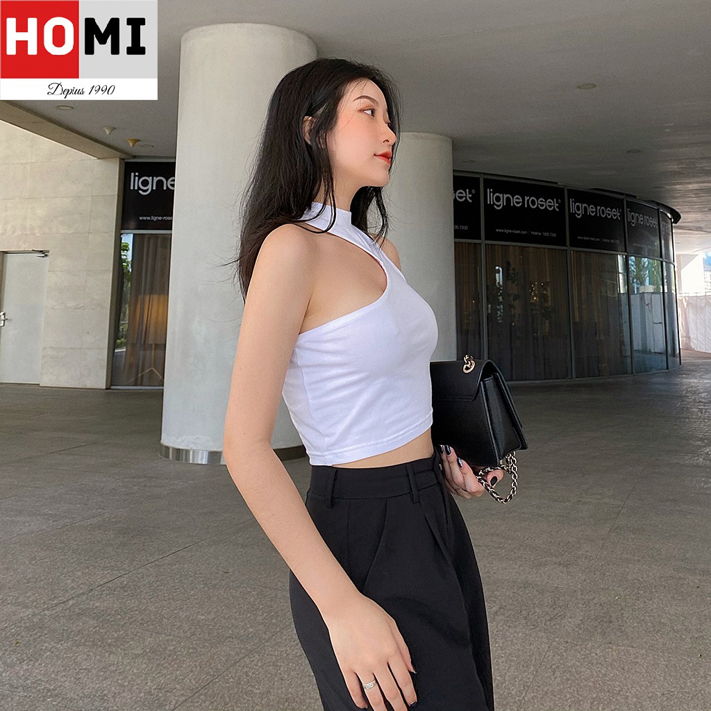 Áo thun Croptop lệch vai phong cách quyến rũ Homi Fashion | BigBuy360 - bigbuy360.vn