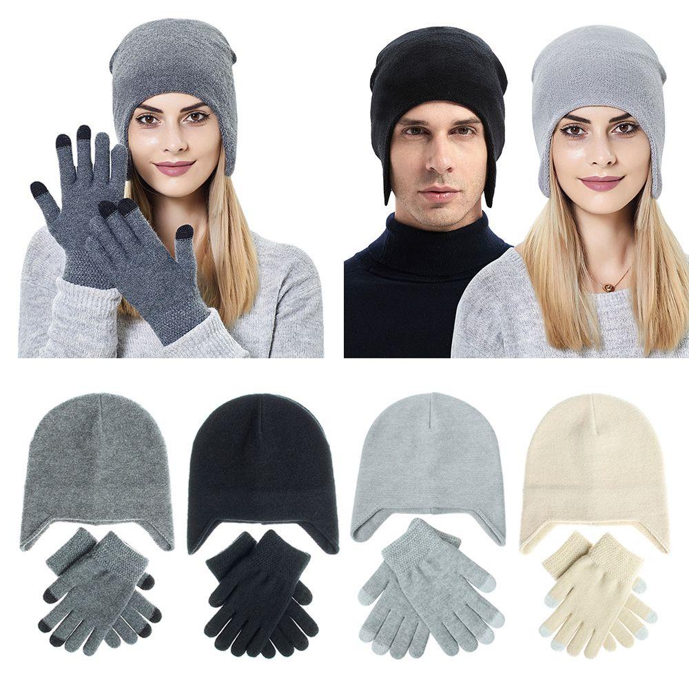ESPO Găng Tay Len Beanie Cho Nam Và Nữ