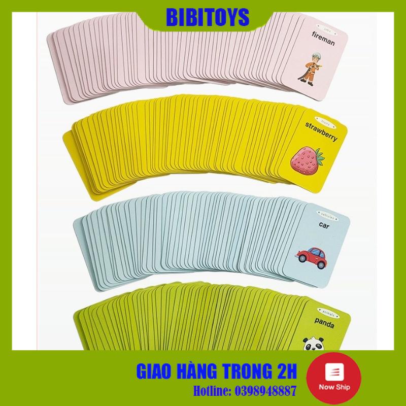 [HÀNG LOẠI 1, ÂM THANH TO, RÕ] Máy Đọc Thẻ Flashcard Tiếng Anh Dành Cho Trẻ Em Gồm 224 Từ Vựng Không Có Sóng Điện Từ
