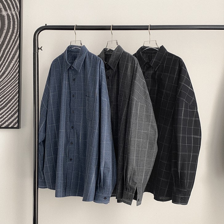 Áo Sơ Mi kẻ karo unisex form rộng, chất mát, FULL SIZE M đến 5XL (tới 140kg) | BigBuy360 - bigbuy360.vn