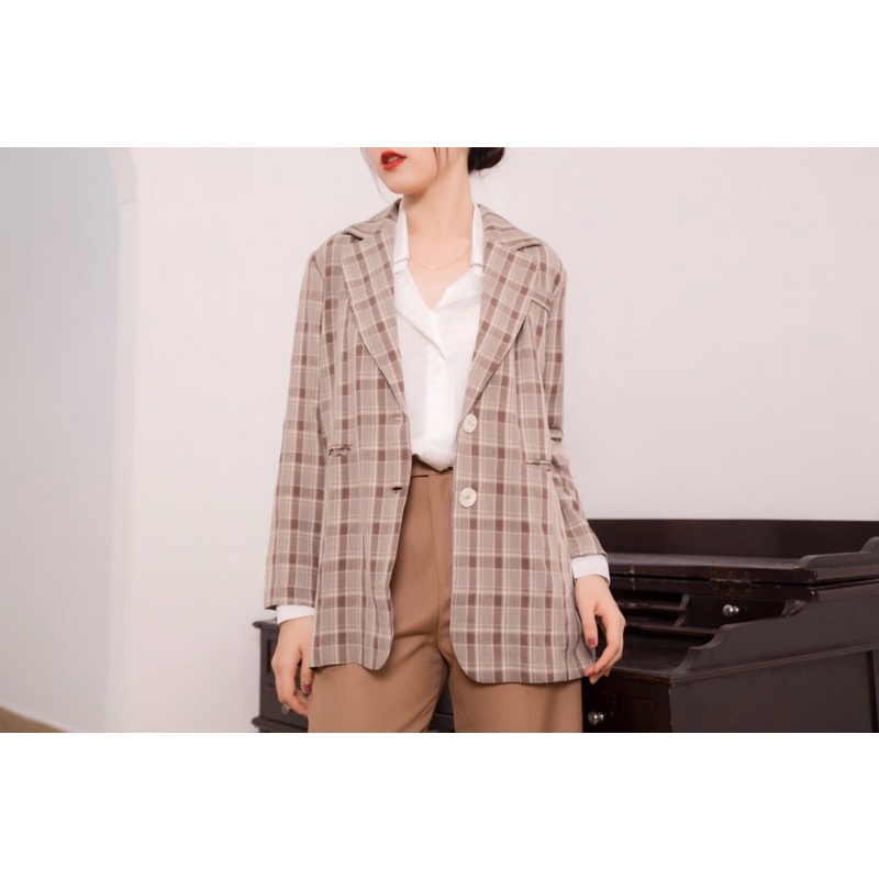SISTERSISTER - ÁO SS BLAZER phom rộng