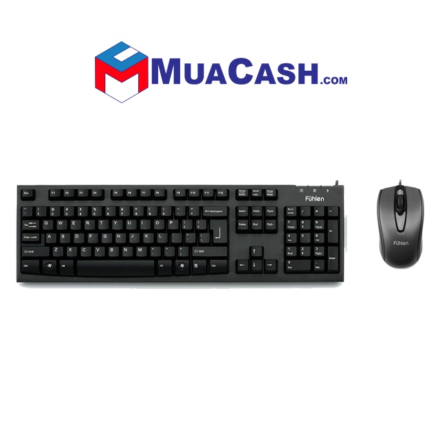 Combo bàn phím chuột Fuhlen có dây giá rẻ