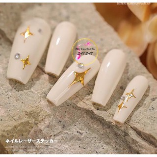 Sticker trang trí móng hình tia chớp
