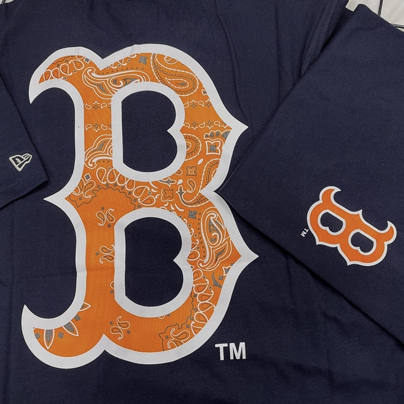 ÁO THUN NEW ERA BIG B PAISLEY XANH NAVY - ÁO NEW ERA HÀNG NHẬP KHẨU CHÍNH HÃNG FULL TEM TAG