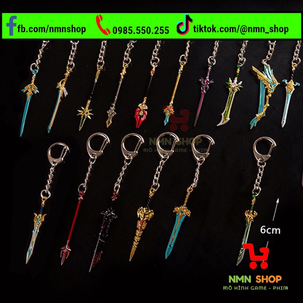 Móc khóa Genshin Impact 6cm