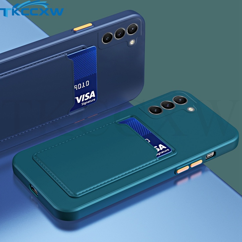 Ốp Điện Thoại TPU Silicon Mềm Dạng Ví Đựng Thẻ Cho Samsung Galaxy M51 M31S M31 M30S M21
