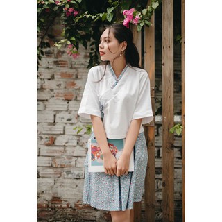 Set hanbok ngắn (áo + chân váy)