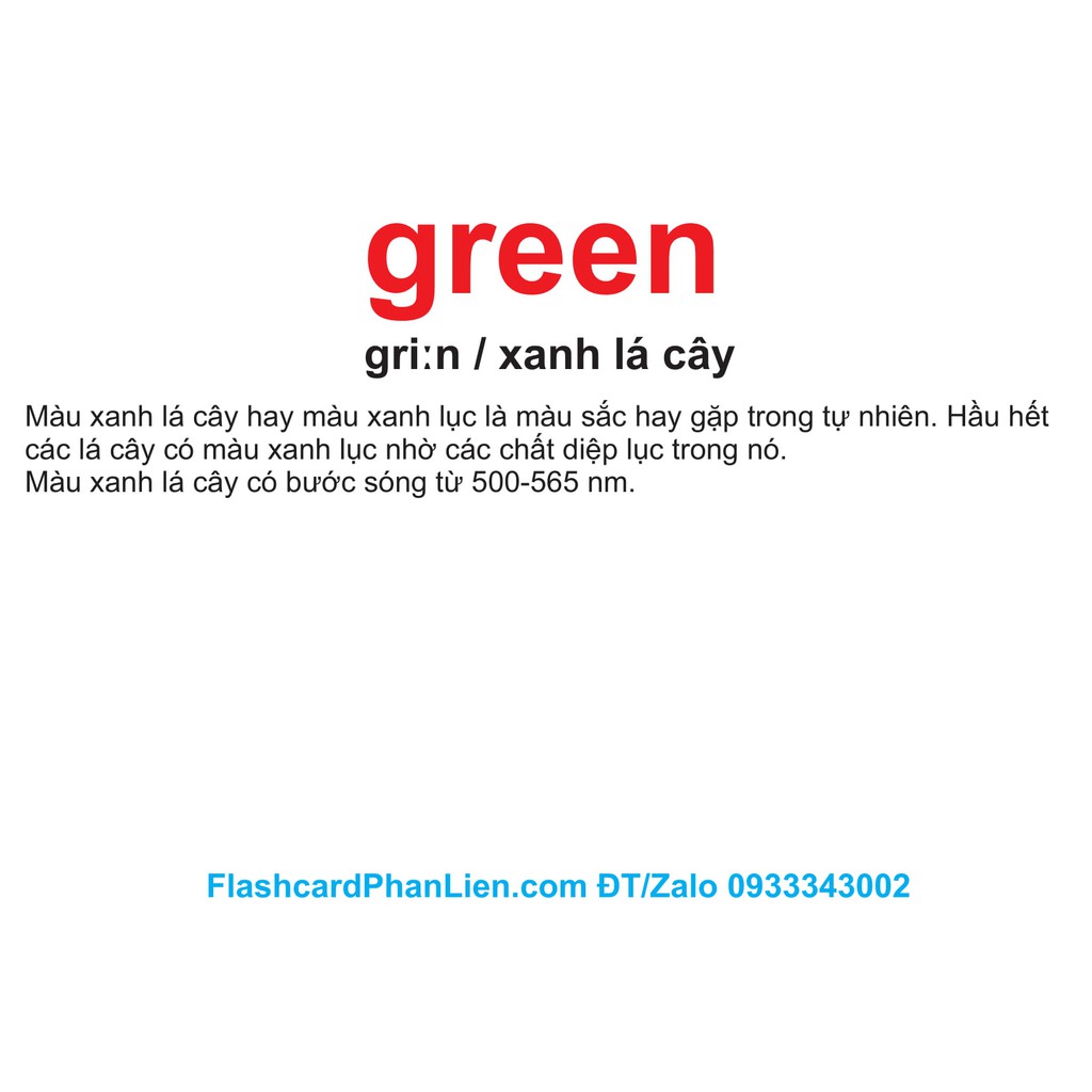Thẻ học thông minh to 15x21cm flashcard màu sắc kiêm sách bìa cứng chuẩn Glenn Doman