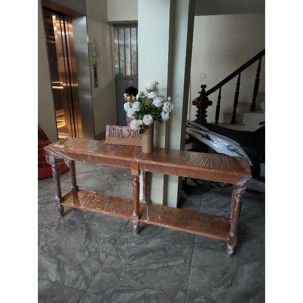 Bàn gỗ dài phong cách Bắc Âu Vintage