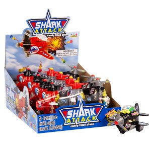 ( Bán sỉ ) Lốc 12c Kẹo máy bay Kidsmania Shark Attack 84gr