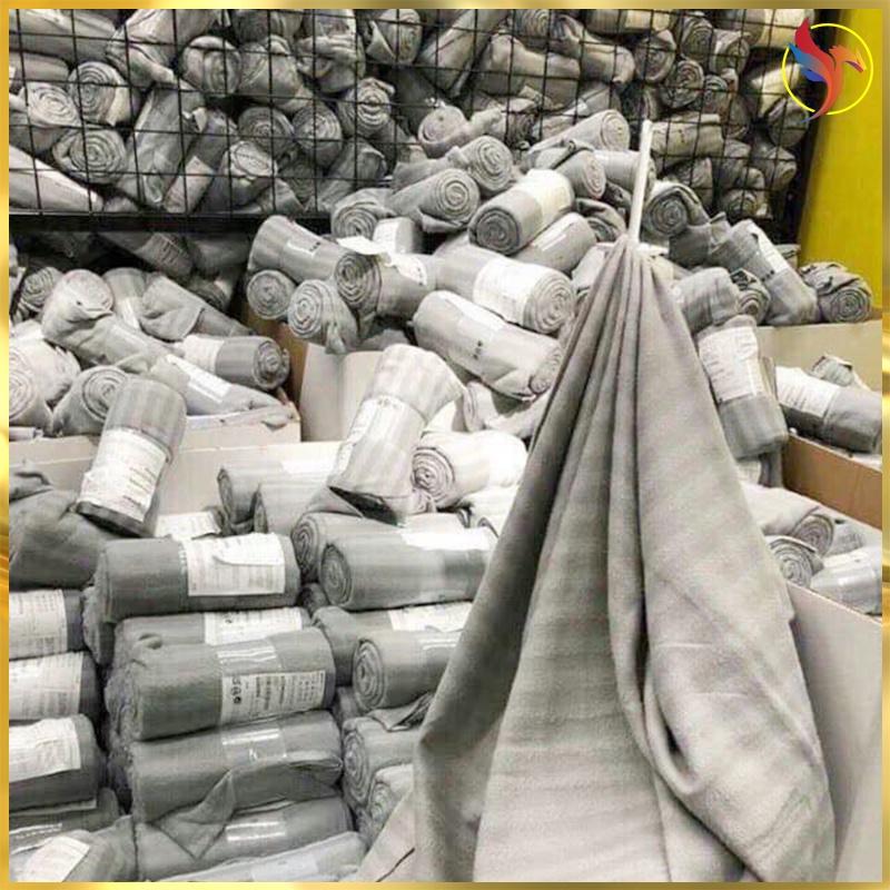 Chăn Kẻ Ikea  - Siêu Nhẹ - Chăn Đắp Văn Phòng, Đi Du Lịch Hay Dùng Trong Spa