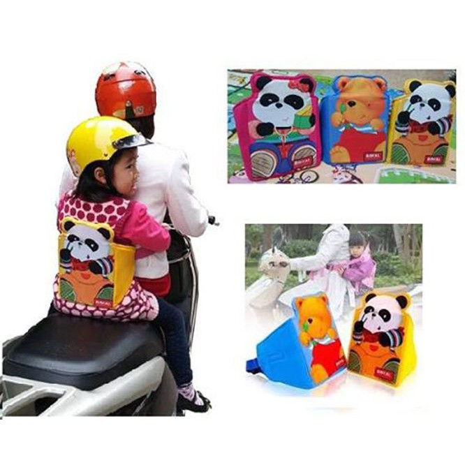 Đai xe máy an toàn cho bé, nhiều hình đáng yêu