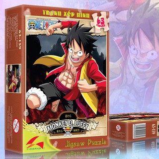 Tranh xếp hình 63 mảnh - Monkey D.Luffy