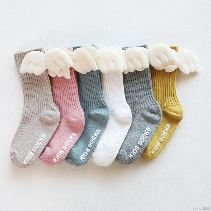 Vớ cotton thoáng khí chống trượt dành cho các bé