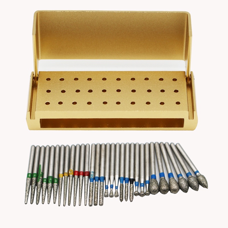 Set 30 Đầu Mũi Khoan Nha Khoa FG 1.6mm Tốc Độ Cao