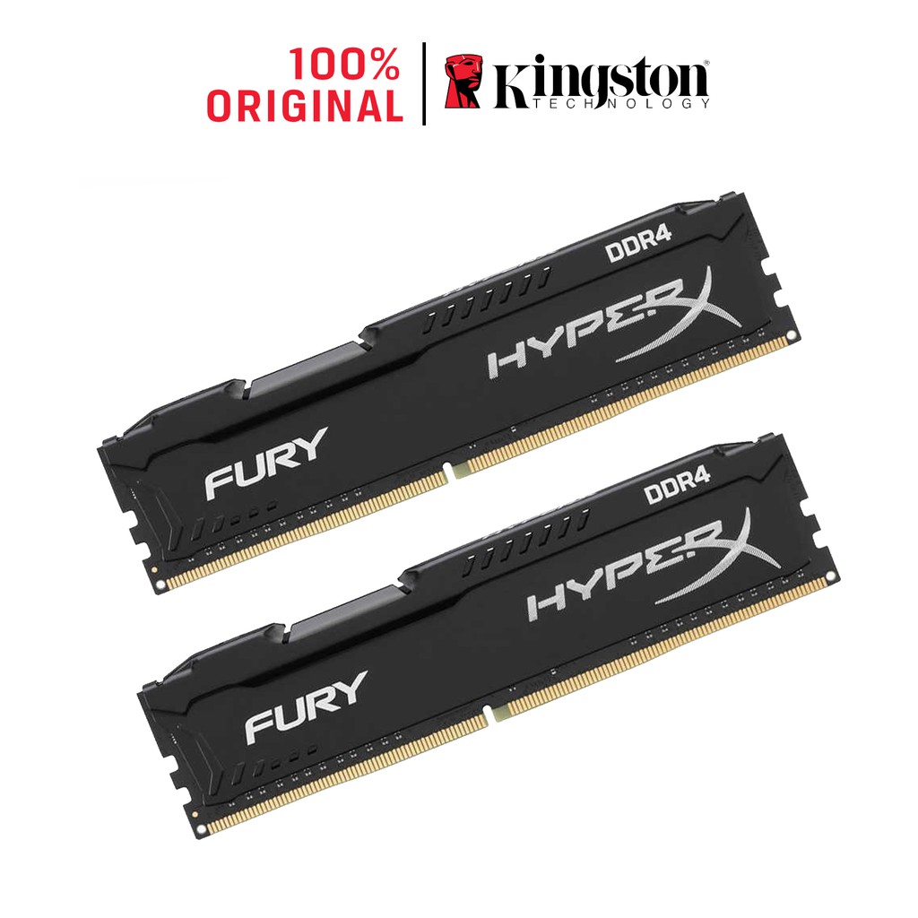 Ram PC Kingston Hyperx Fury 16G (Kit 2*8G) Bus 2666 HX426C16FB3K2/16