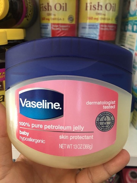 SÁP DƯỠNG VASELINE BABY NHÃN HỒNG 368g  USA