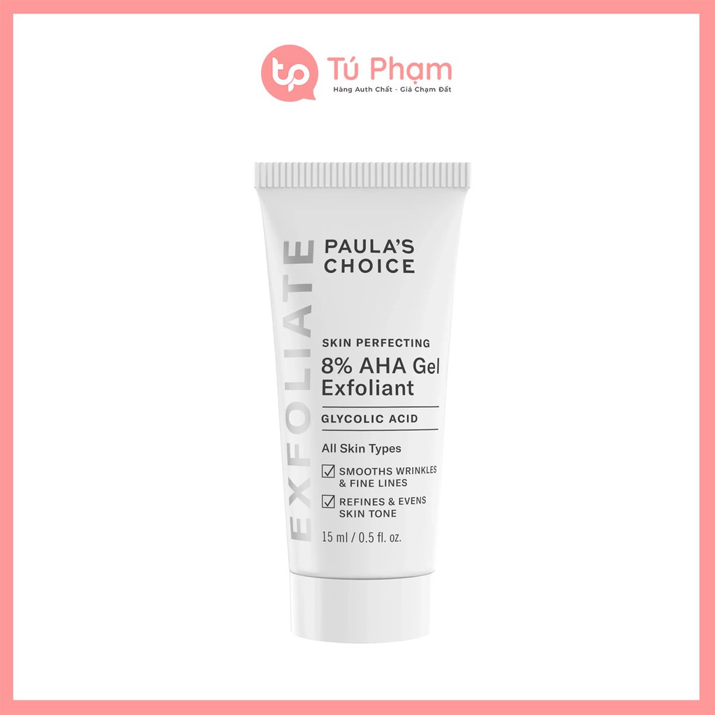 Gel Tẩy Da Chết Paula's Choice Skin Perfecting 8% AHA Gel Exfoliant 15ml