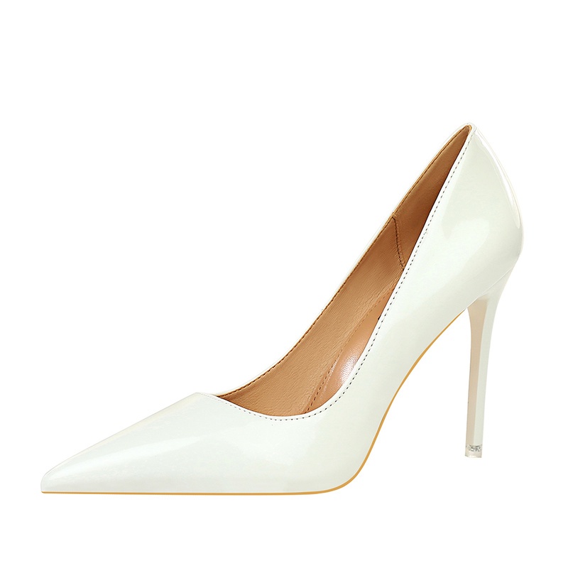 Giày cao gót BIGTREE 9511-6 mũi nhọn bề mặt da bóng quyến rũ thời trang 10.5cm