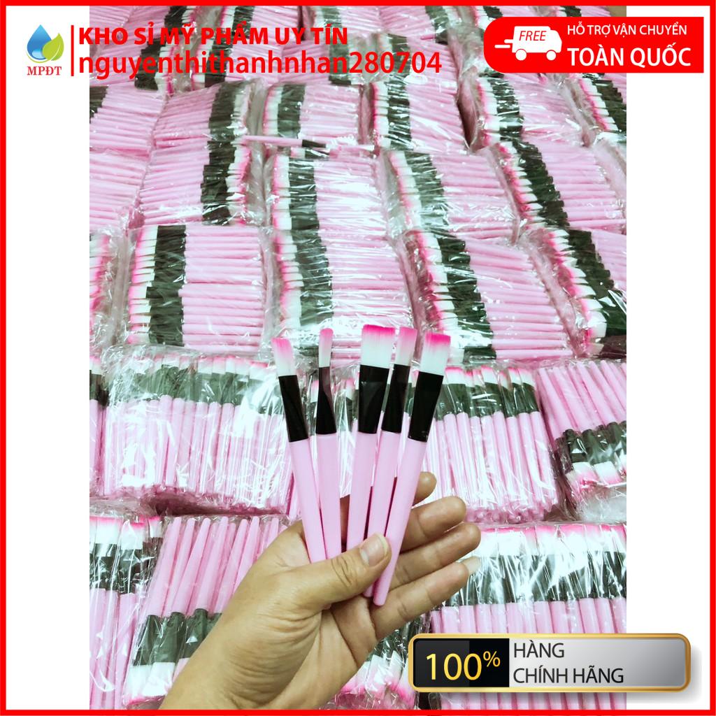 Combo 200 cọ quét mặt nạ cán hồng, cán trắng