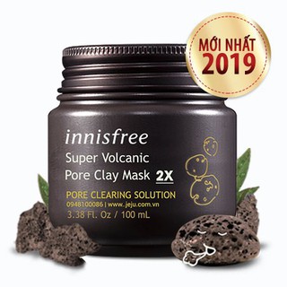 Mặt nạ đất sét Super Volcanic Pore Clay Mask Innisfree 100ml