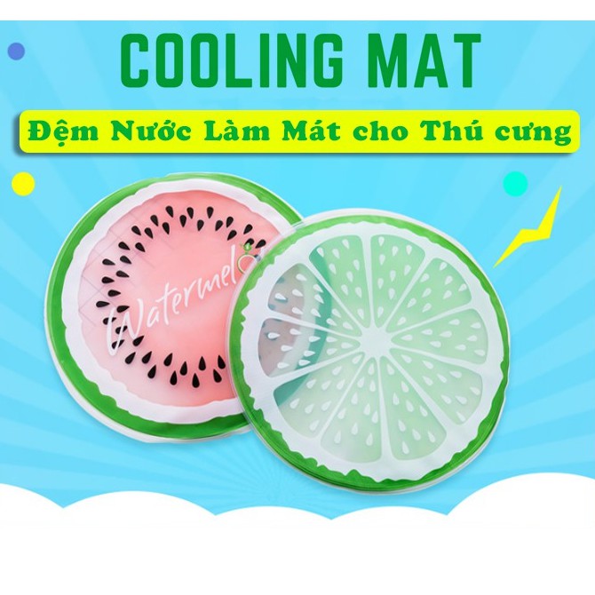 Đệm Nước-  Thảm Gel Làm Mát Hình Hoa Quả Cho Chó mèo