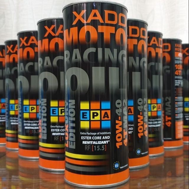 Nhớt siêu cao cấp XADO Moto Racing Oil Revitalizant 10w40