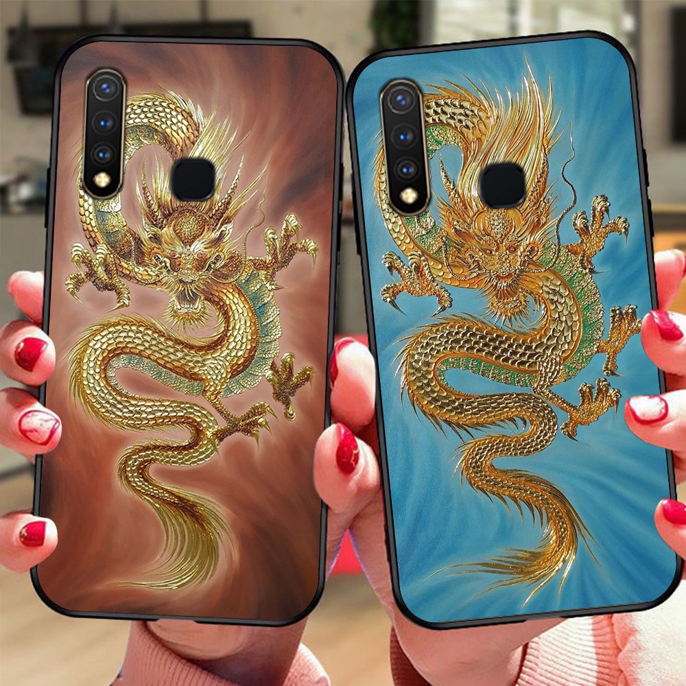 Ốp lưng điện thoại vivo y19 / u3 bộ hình bọ cạp rồng phong cách nam