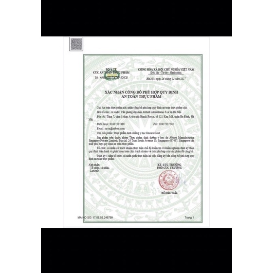 Sữa Ensure úc 850g vanilla date 11/2024